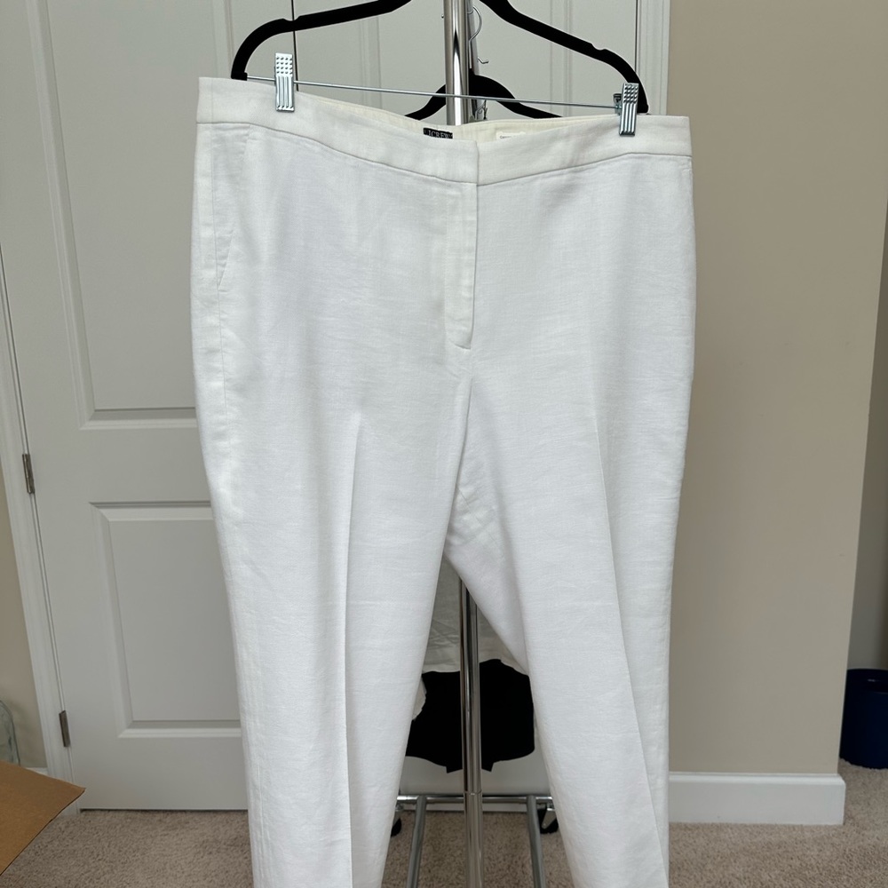 J Crew “Kate” Linen Blend Pants